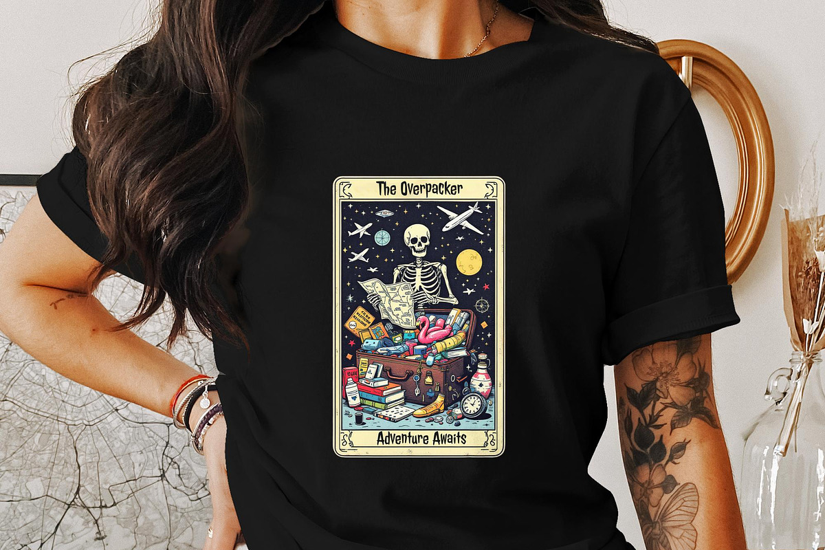 Funny Horror Tarot Cards PNG Bundle, a Decorative Illustration by Twisted Mountains (Photo 2 of 10)