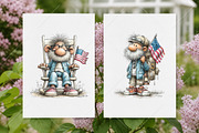 Whimsical 4th of July Grandpa PNG, a Seasonal Illustration by Canvas Craft (Thumbnail 8 of 10)