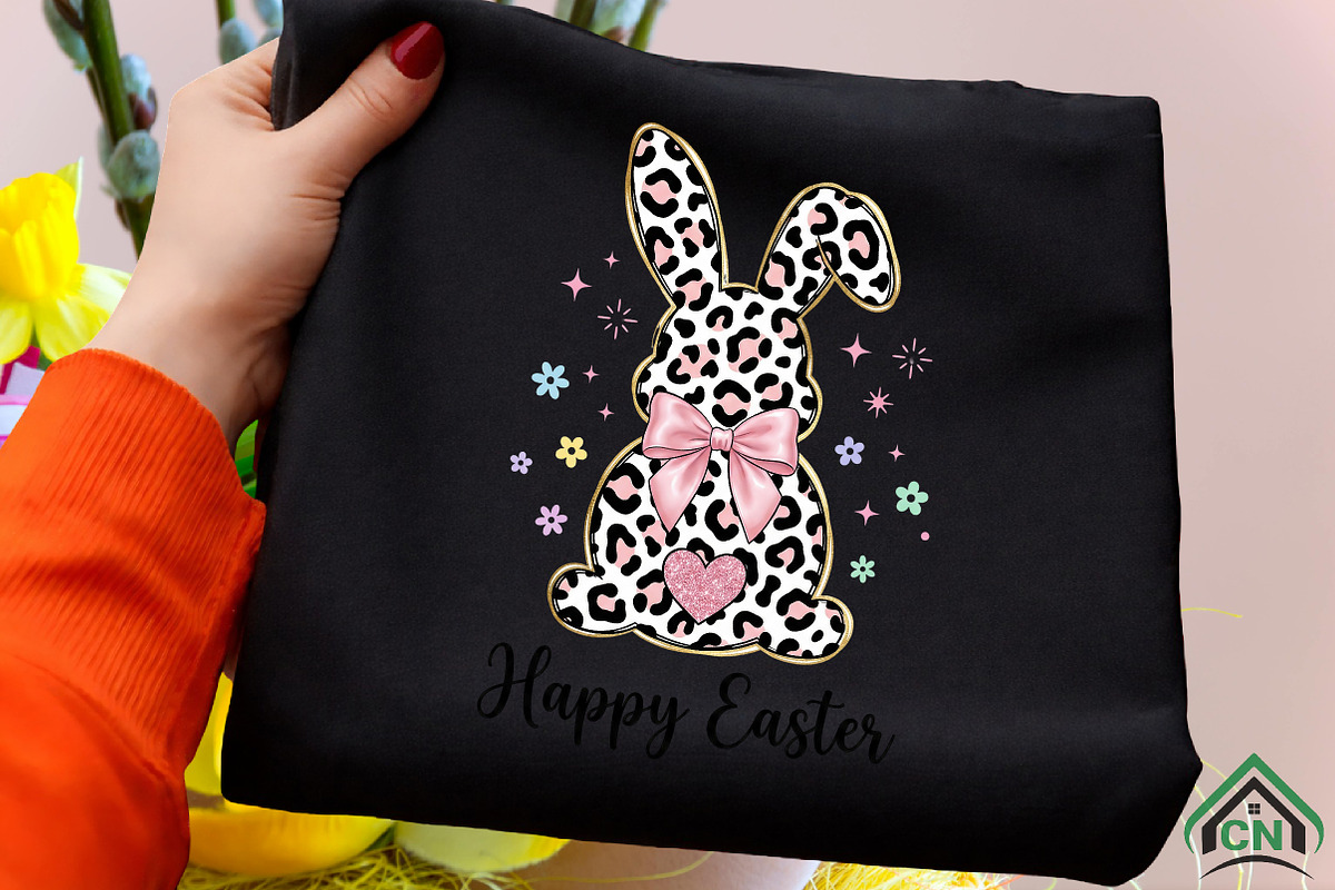 Easter PNG, Happy Easter Leopard, an Illustration by Craft Nest (Photo 5 of 6)