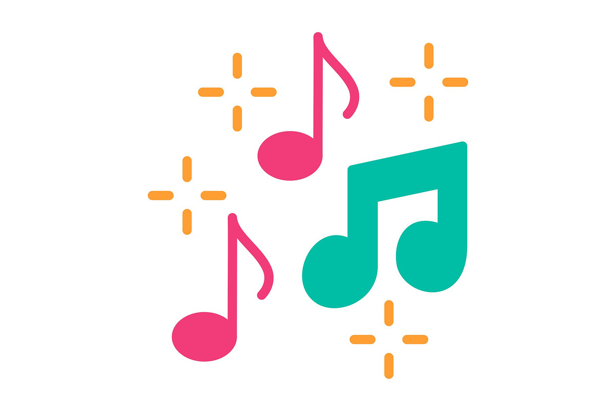 Music Flat Icon, a Duotone Icon by Pexelpy (Photo 1 of 2)