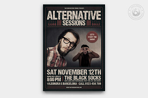 Alternative Sessions Flyer Template