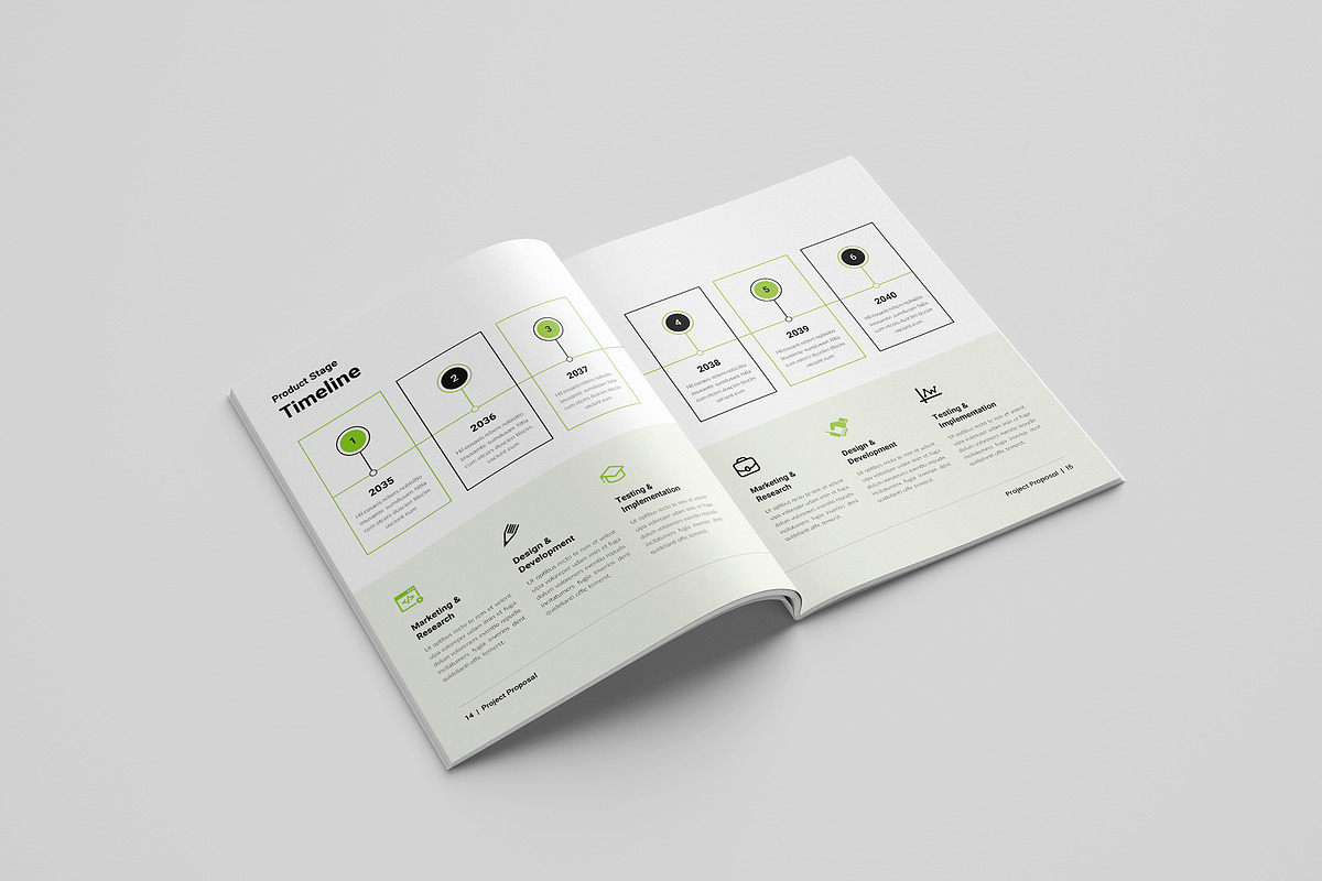 Proposal Template | InDesign + Canva, a Brochure Template by Spark_Creative (Photo 8 of 14)