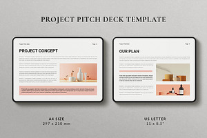 Project Pitch Deck Layout Landscape