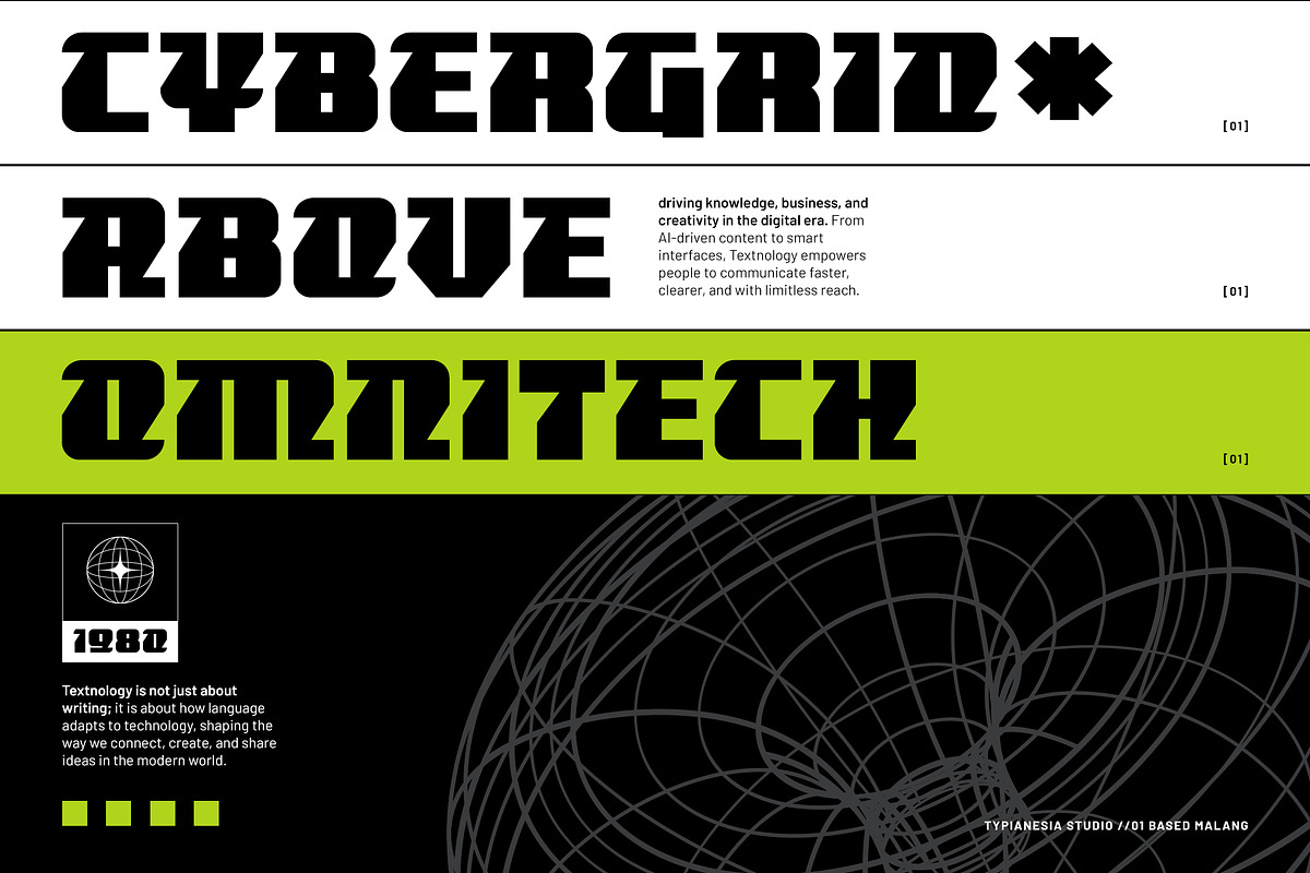 Vanker - Modern Futuristic Scifi, a Sans Serif Font by Typia Nesia (Photo 5 of 12)