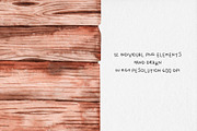 Watercolor Wooden Signs Clipart, a Texture Illustration by MilanaDesignShop (Thumbnail 4 of 4)