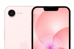 Vector NEW Iphone 17e Pink Mockup