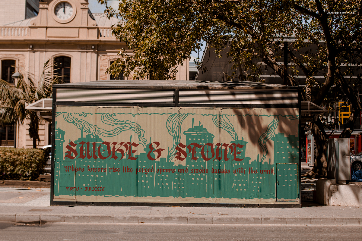 Zussel | Blackletter Typeface, a Blackletter Font by Denustudios (Photo 7 of 12)