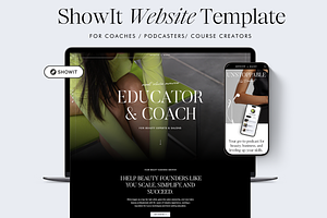 Showit Website Template for Coaches, a Websites & App Template by ByApril.Co Creative House
