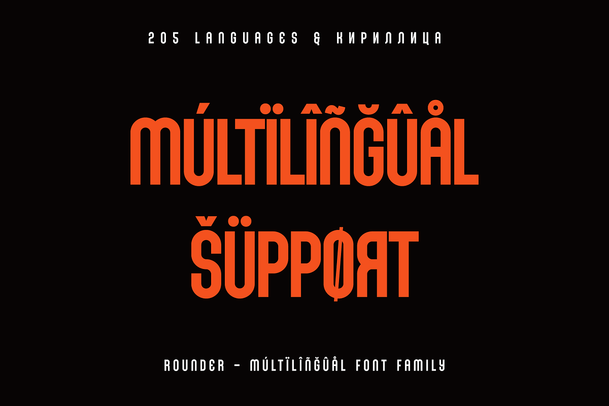 Rounder - Geometric Sans Serif, a Sans Serif Font by alpercakici (Photo 15 of 15)