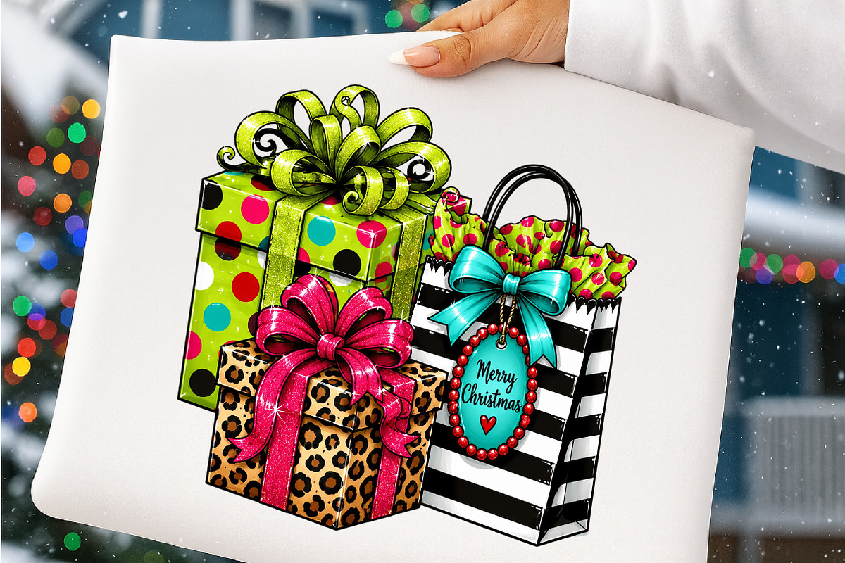 Christmas Sublimation Design Bundle, a Transportation Illustration by SinaCreation (Photo 3 of 10)