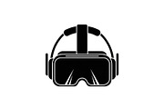 50 VR Goggles Headset Silhouette, an Illustration by yasushie (Thumbnail 31 of 51)