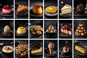 80 Dessert Food Photography Bundle, a Food & Drink Photo by Selenique Studio (Thumbnail 6 of 9)