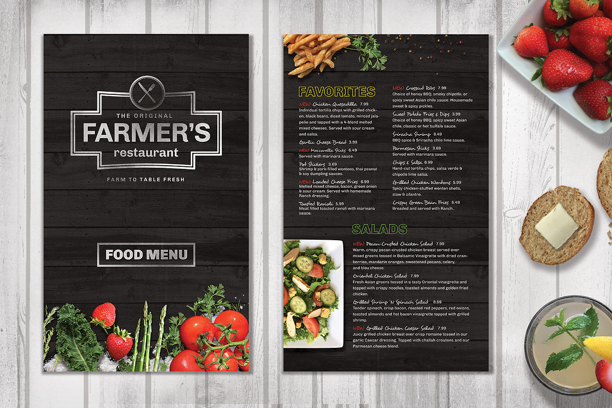 Ultimate Food and Restaurant Bundle, a Product Mockup by Nathan Knight Design (Photo 6 of 9)