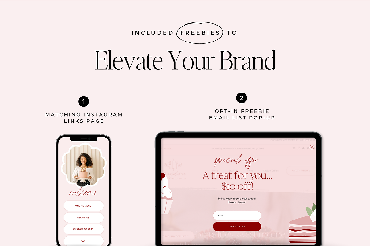 Wix Website Template for Bakery, a Wix Template by Ton Rêve Design Studio (Photo 3 of 9)
