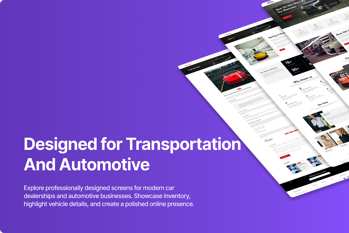 TNC CarHub – Transportation Figma UI, an UI Kit Template by TNCFlow (Photo 5 of 5)