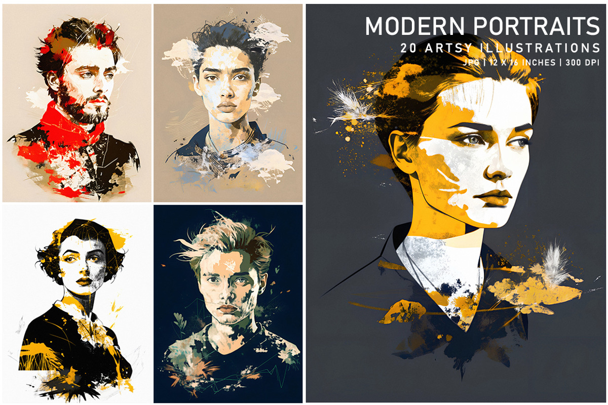 Modern Portraits, a Person Illustration by Digital Art Creations (Photo 2 of 8)