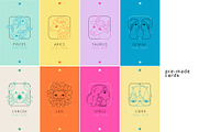 ZODIAC funny hand drawn collection, an Object Illustration by Lena Nikolaeva (Thumbnail 7 of 9)