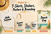 Hello Summer, a Handwritten Font by Wow Magic (Thumbnail 5 of 5)