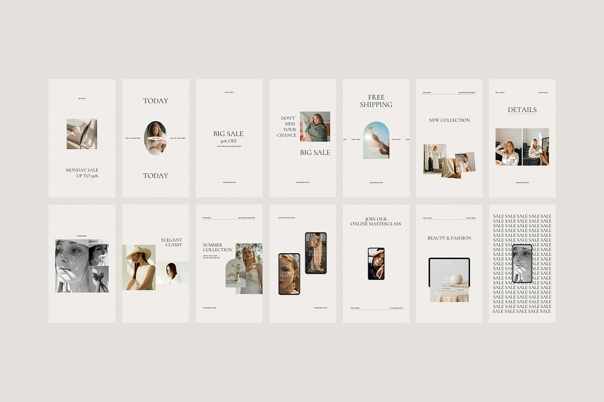 CANVA PS Instagram Posts Templates, a Social Media Template by Love Radiation Studio (Photo 19 of 22)