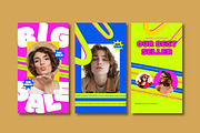 Bold Social Media Story Templates, a Social Media Template by MightyDesign (Thumbnail 3 of 6)