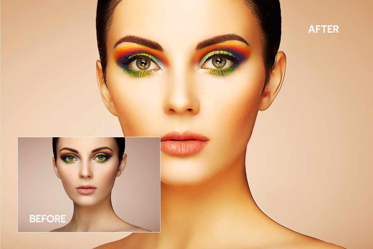 Beauty Paint Photoshop Action, an Action Add-On by Effect-Hub (Photo 4 of 7)