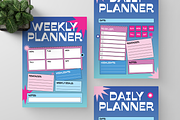 Gradient Daily and Weekly Planner, a Flyer Template by Annora Studio (Thumbnail 5 of 6)