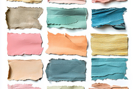Colorful Torn Paper Pieces Texture B, a Background Photo by Pixeness