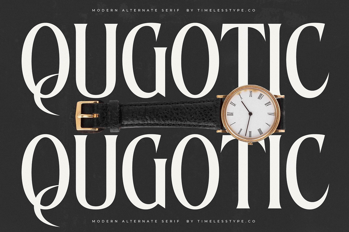 Qugotic Modern Alternate Serif, a Serif Font by timelesstype.co (Photo 13 of 20)