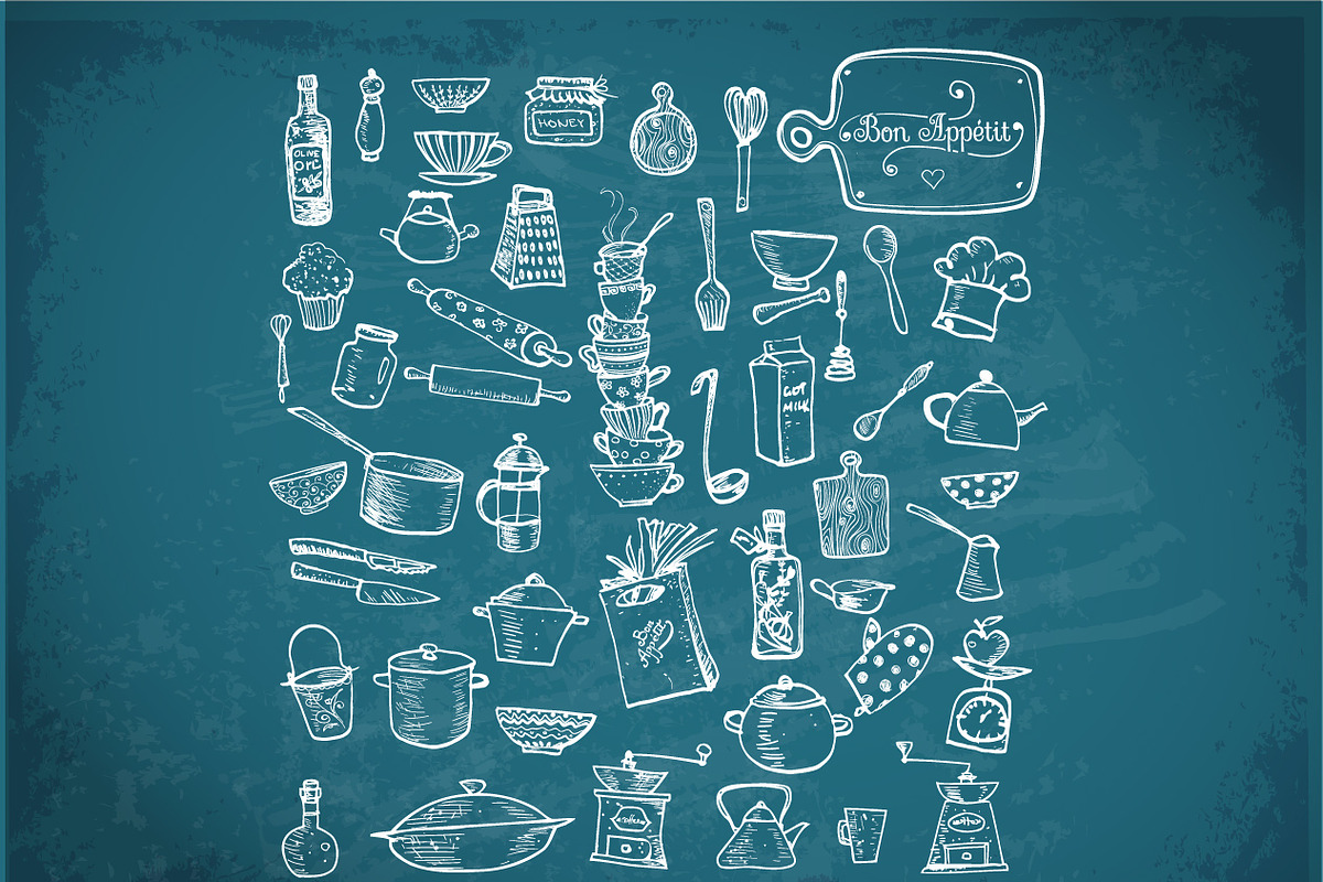 Kitchen doodles, a Food Illustration by Elina_Li (Photo 5 of 17)