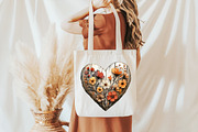Love Shaped Autumn Clipart Bundle, an Illustration by Pixels.Craft (Thumbnail 6 of 7)