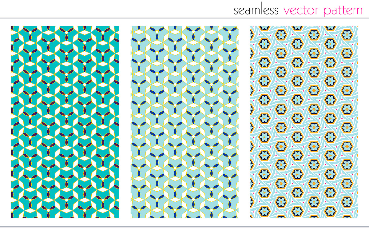 Vector Seamless Geo-Pattern, a Texture Graphic by TSTUDIO | Creative Market