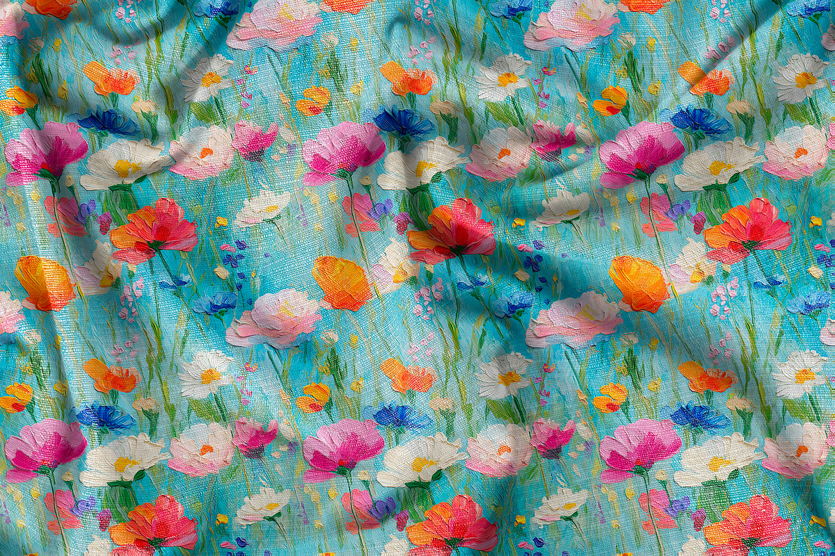 Wildflowers Artistic Patterns Set, a Pattern Graphic by LoveDesignShop (Photo 4 of 6)