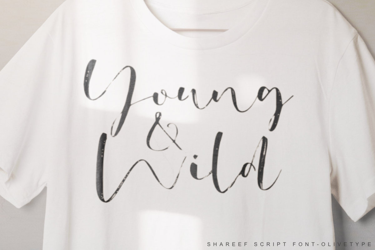 Shareef - Script Font, a Script Font by Olivetype (Photo 2 of 5)