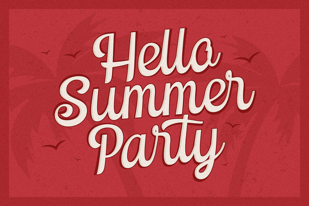 Gaikellos Script - Retro Script Font, a Script Font by Fype Co. (Photo 2 of 6)