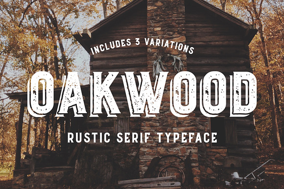 Oakwood - Rustic Font preview 8