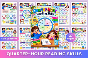 Quarter-Hour Reading Skills, a Stationery Template by Designmela01