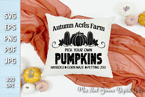 AUTUMN PUMPKIN FARMHOUSE DIGITAL