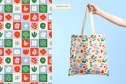 Barefoot Blooms. Seamless Patterns, a Pattern Graphic by oxygen_8 (Thumbnail 3 of 9)
