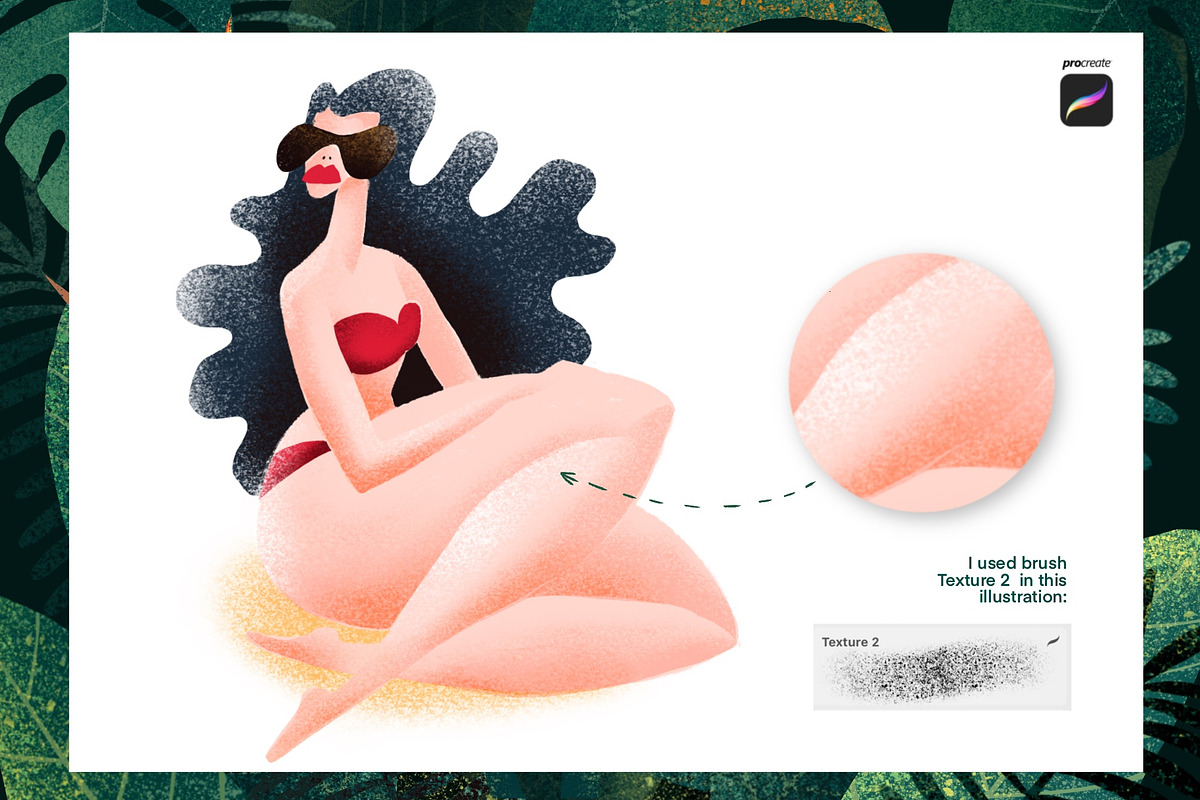 Grain, texture Procreate brush set., a Brush Add-On by Irena Matiash shop (Photo 5 of 7)