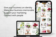 52 FLOWER SHOP canva templates, a Social Media Template by Talipic Designs (Thumbnail 7 of 7)