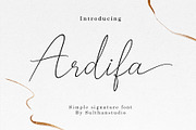 Ardifa, a Handwritten Font by Sulthan Studio (Thumbnail 1 of 11)