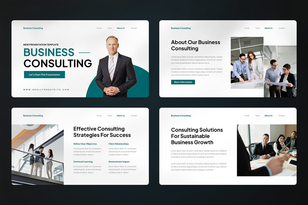 Business Consulting Keynote, a Presentation Template by SquidPixey (Photo 2 of 7)