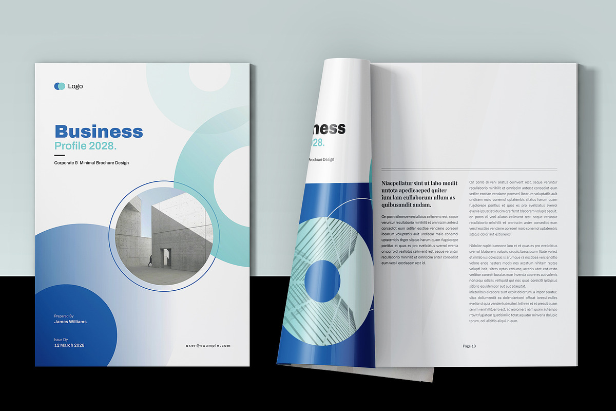 Brochure & Annual Report Cover, a Brochure Template by Spark_Creative (Photo 4 of 6)