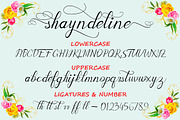 Shayndeline, a Script Font by TypeMakers (Thumbnail 8 of 9)