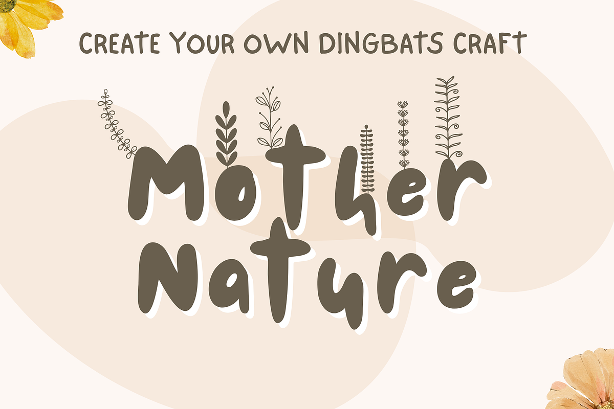 Petaline Dingbat, a Symbol Font by Dm Studio (Photo 2 of 7)