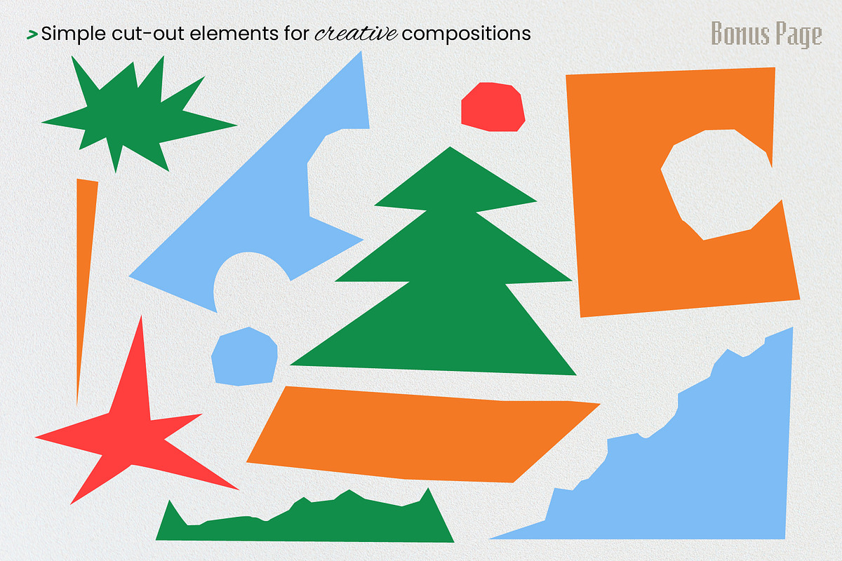 75 Christmas collage elements, an Object Graphic by Debar's Shop (Photo 7 of 8)