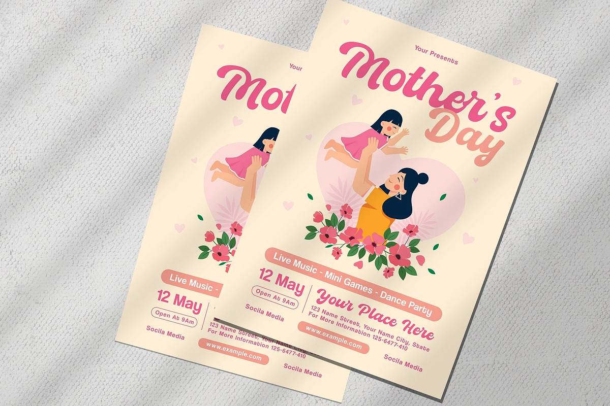 Mother's Day Flyer PSD Template, a Flyer Template by UInstrument