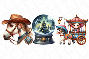 Cute Chinoiserie Cowgirl Sublimation, an Illustration by DreamPrint404 (Thumbnail 7 of 7)