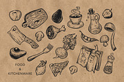 Cooking Time. Kitchen illustrations., a Food Illustration by Olga Olmix (Thumbnail 3 of 8)