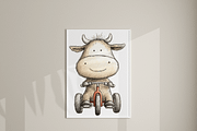 8 Cute Cow Clipart, an Animal Illustration by Pati Charm Studio (Thumbnail 8 of 8)